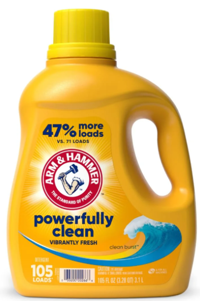 ARM & HAMMER 'Clean Burst' Liquid Laundry Detergent 105 Loads 3100 ml